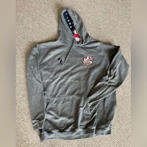 USA Baseball Grey Hoodie, XL